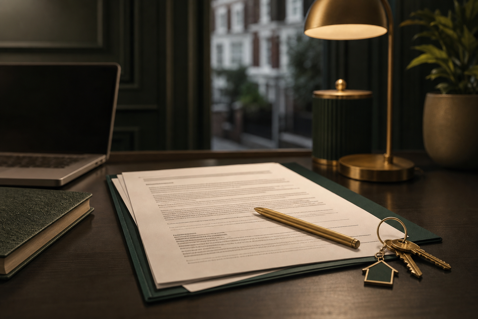 Property management documents prepared for a tenancy